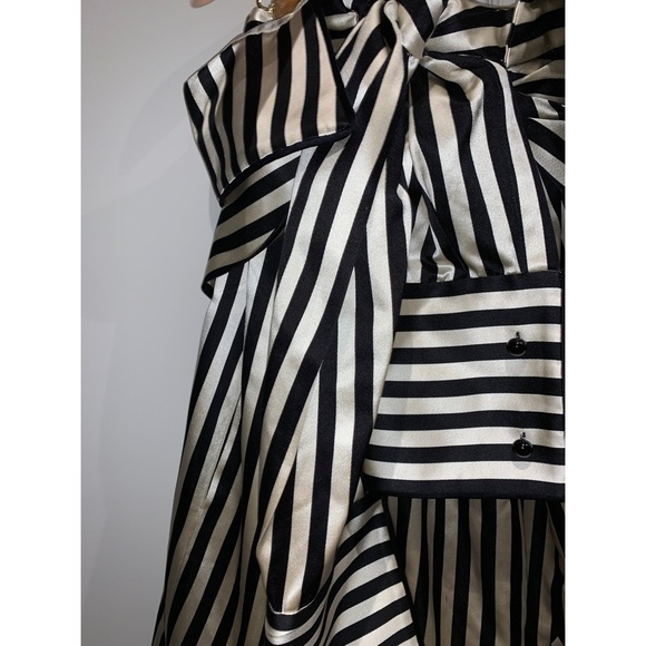 Monse
Off-the-Shoulder Striped Silk Dress - Picture 4 of 7